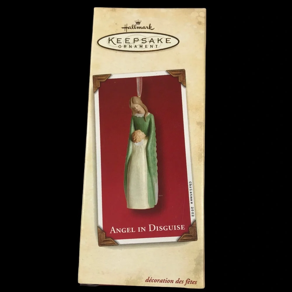 Hallmark Angel In Disguise Porcelain Keepsake 2002‎
